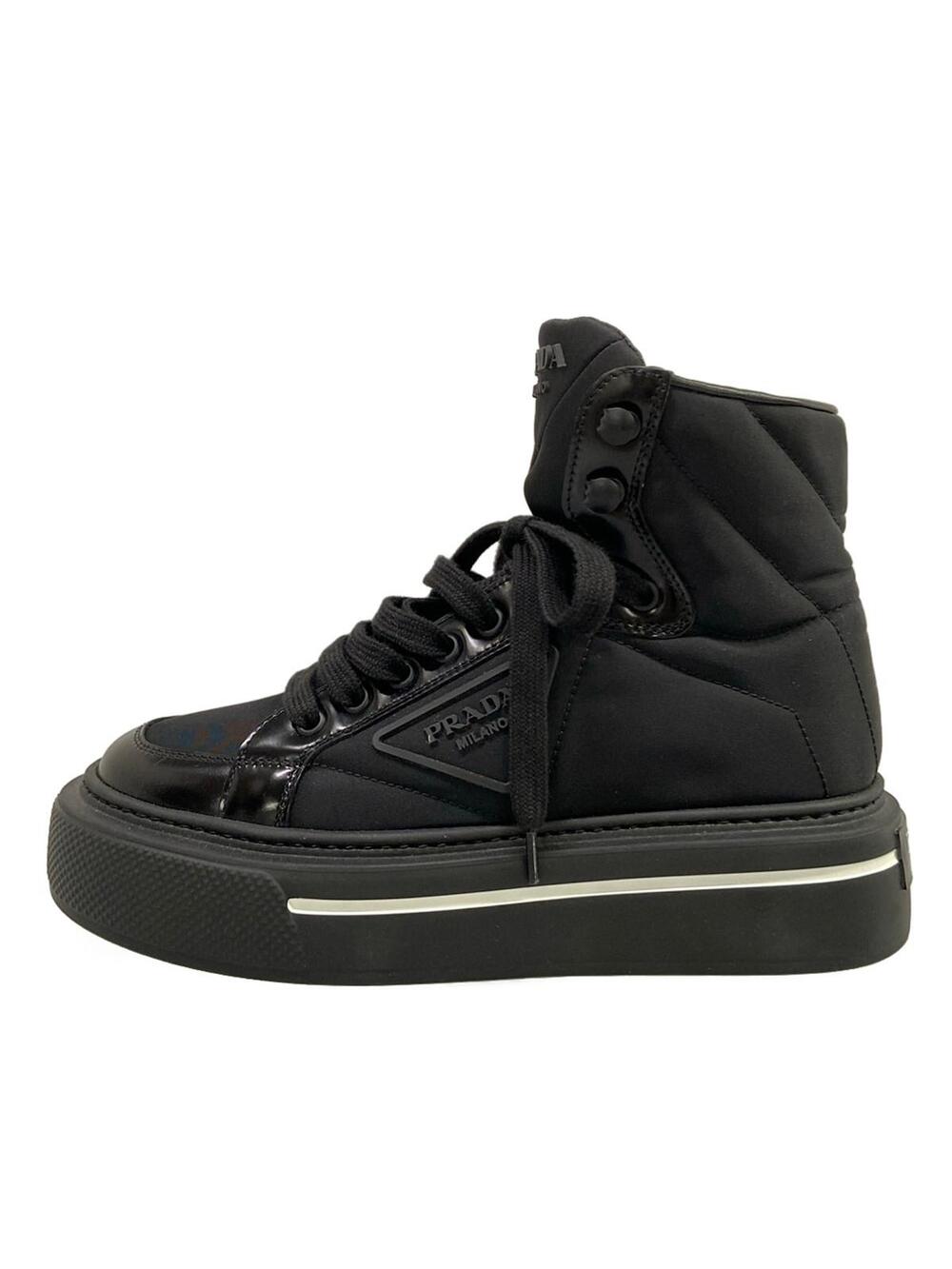 Prada Black Nylon Patent Leather #339846P80B